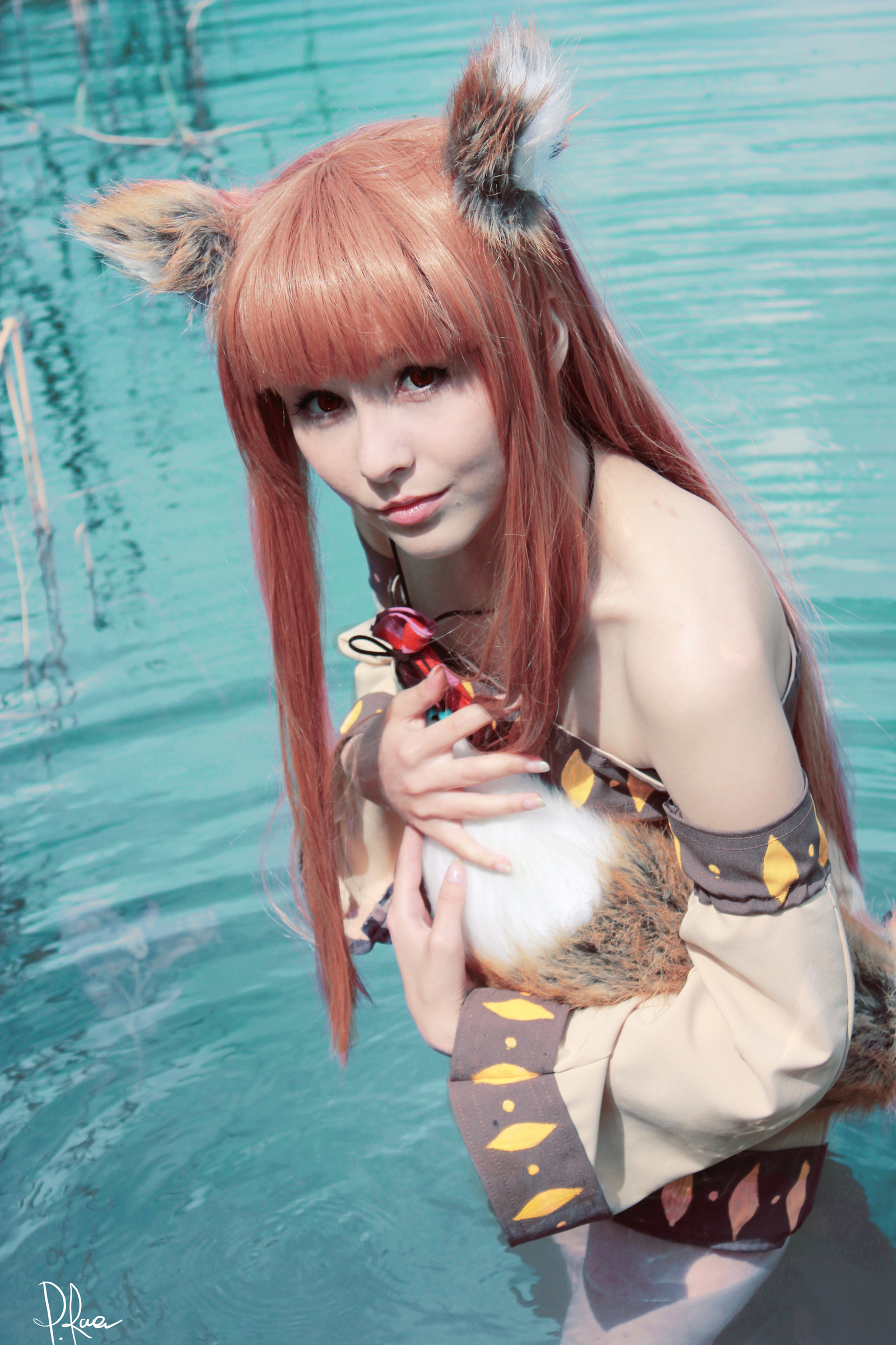 Spice and Wolf - NSFW, Spice and Wolf, Horo holo, Tail, Cosplay, Longpost