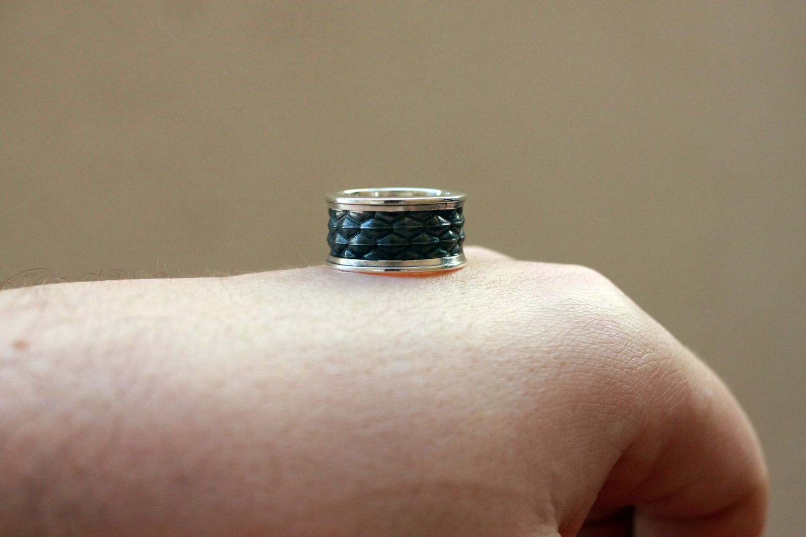 Serpent Scale Ring - My, Snake, Video, Longpost, Ring, Scales, Needlework without process