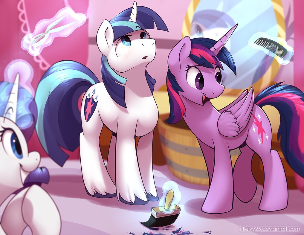 mane exchange - My little pony, Big Macintosh, Maud pie, Shining armor, Longpost, Mane 6, Sweetie belle