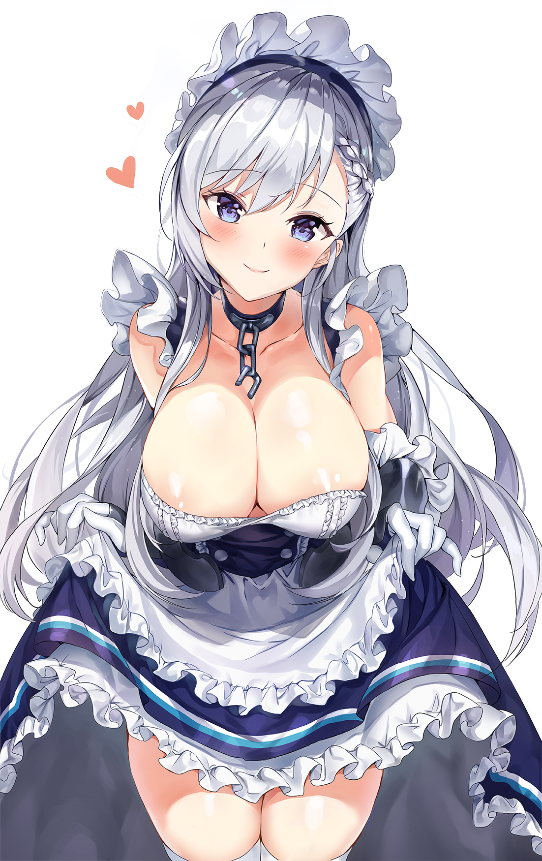 Belfast - NSFW, Azur lane, Belfast, Anime, Anime art, Boobs