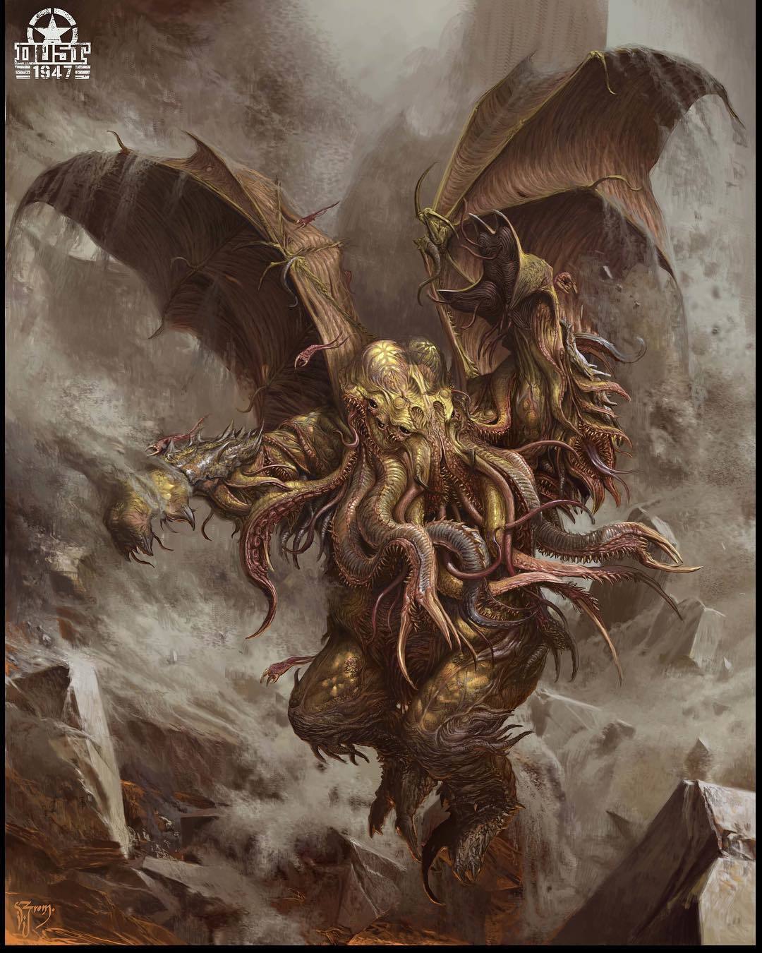 Cthulhu - Cthulhu, Myths of Cthulhu, Howard Phillips Lovecraft, Art