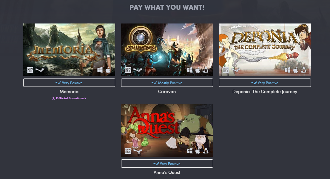 New Humble Daedalic Bundle 2018. - Steam, Humble bundle, Daedalic Entertainment, Kit, Longpost