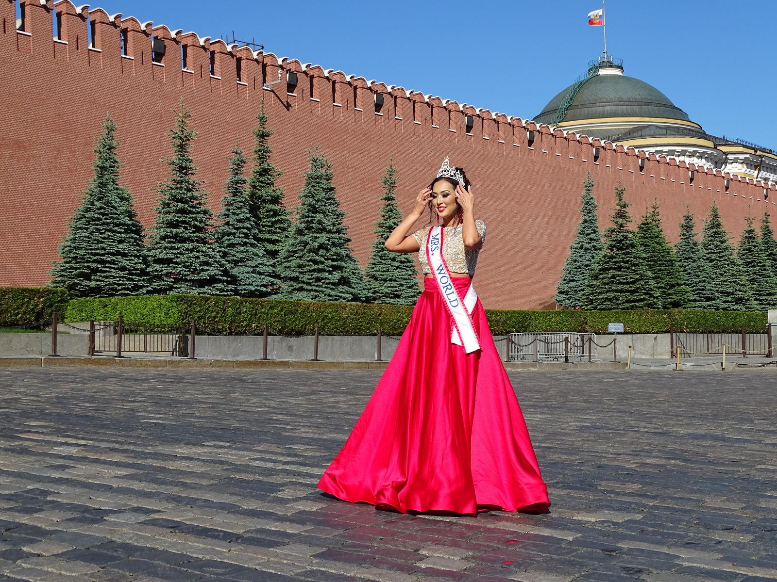 Photo session with Mrs. World 2017, in Moscow - My, The photo, Sony, the Red Square, , Longpost