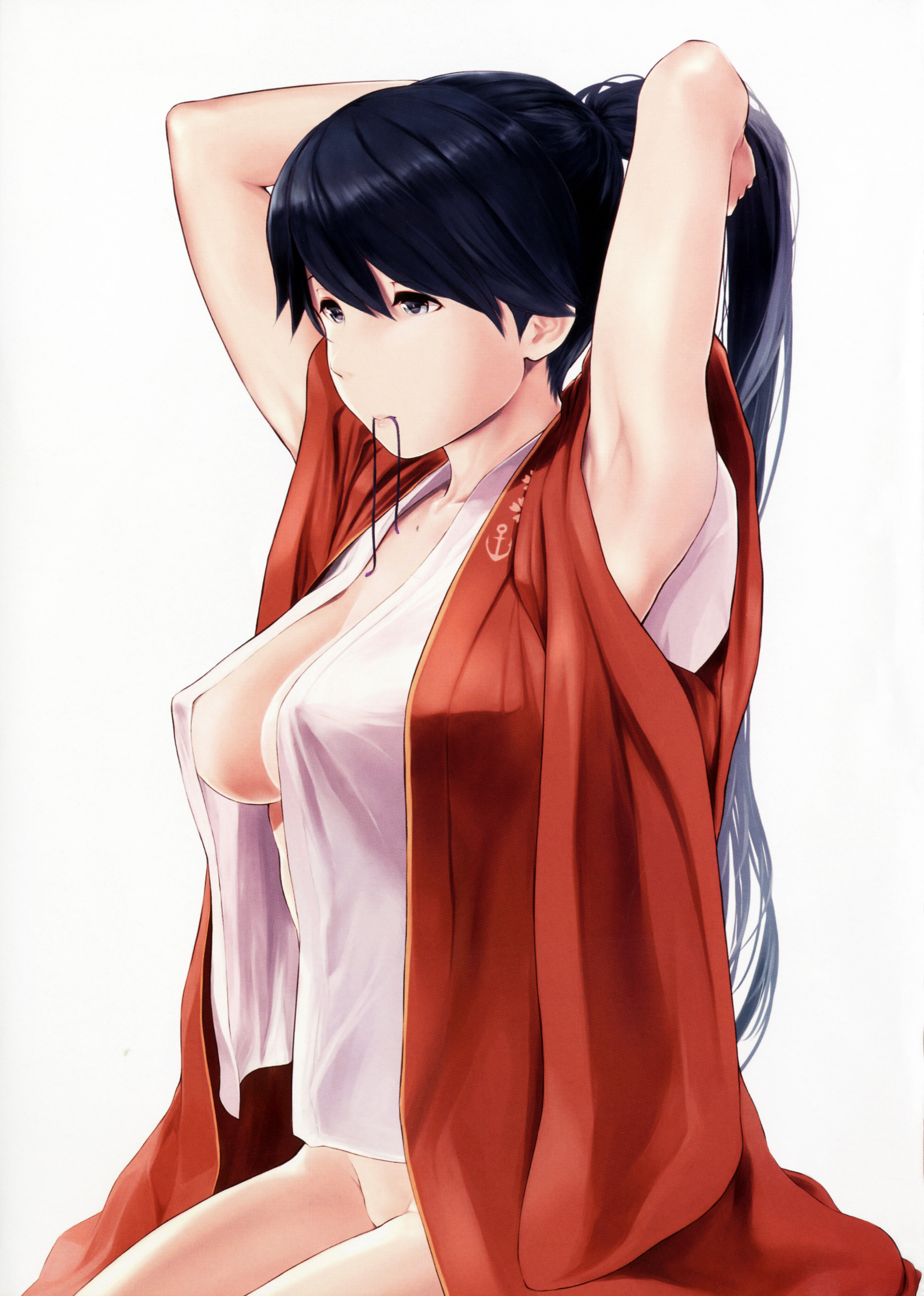 Houshou-san - NSFW, Kantai collection, Houshou, Anime art, Anime