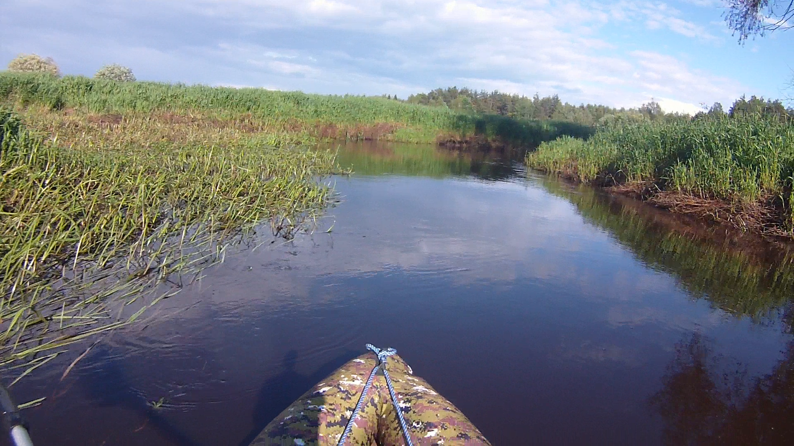 Rafting in the Moscow region Nerskaya river - My, Alloy, Hike, PVD, Relaxation, Longpost, GIF