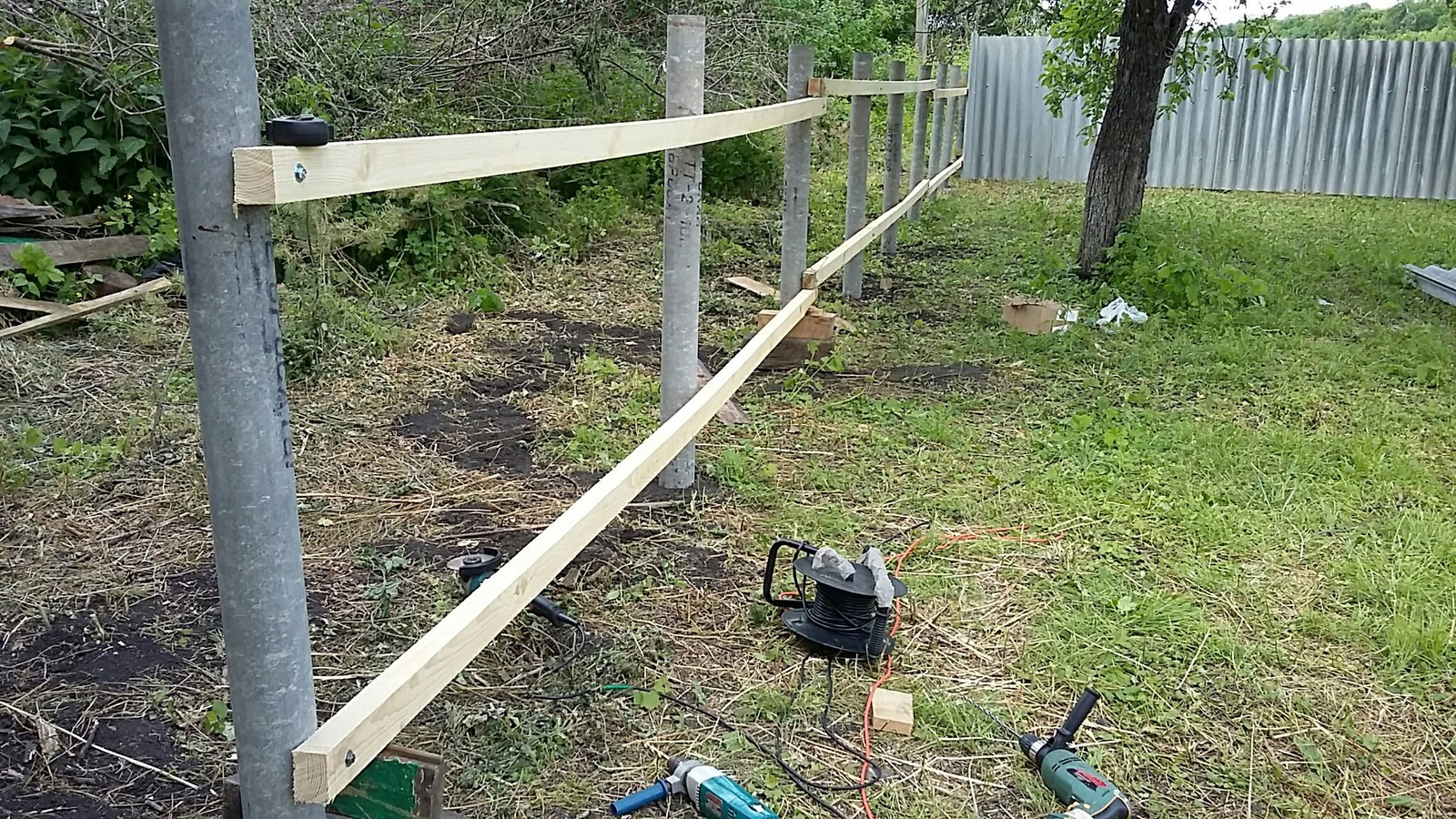 DIY fence - My, With your own hands, Fence, Fencing, Longpost