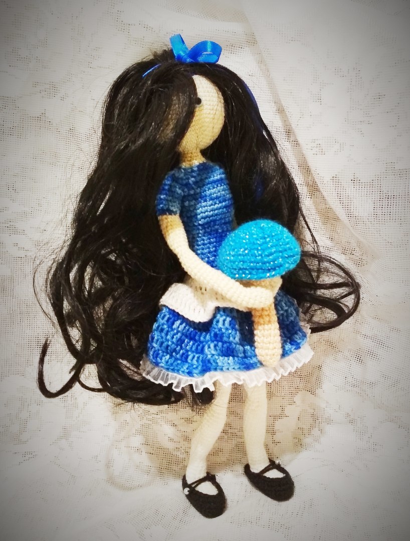 Alice in wonderland - My, Needlework without process, Amigurumi, Alice in Wonderland, Frame toy, Handmade, Longpost