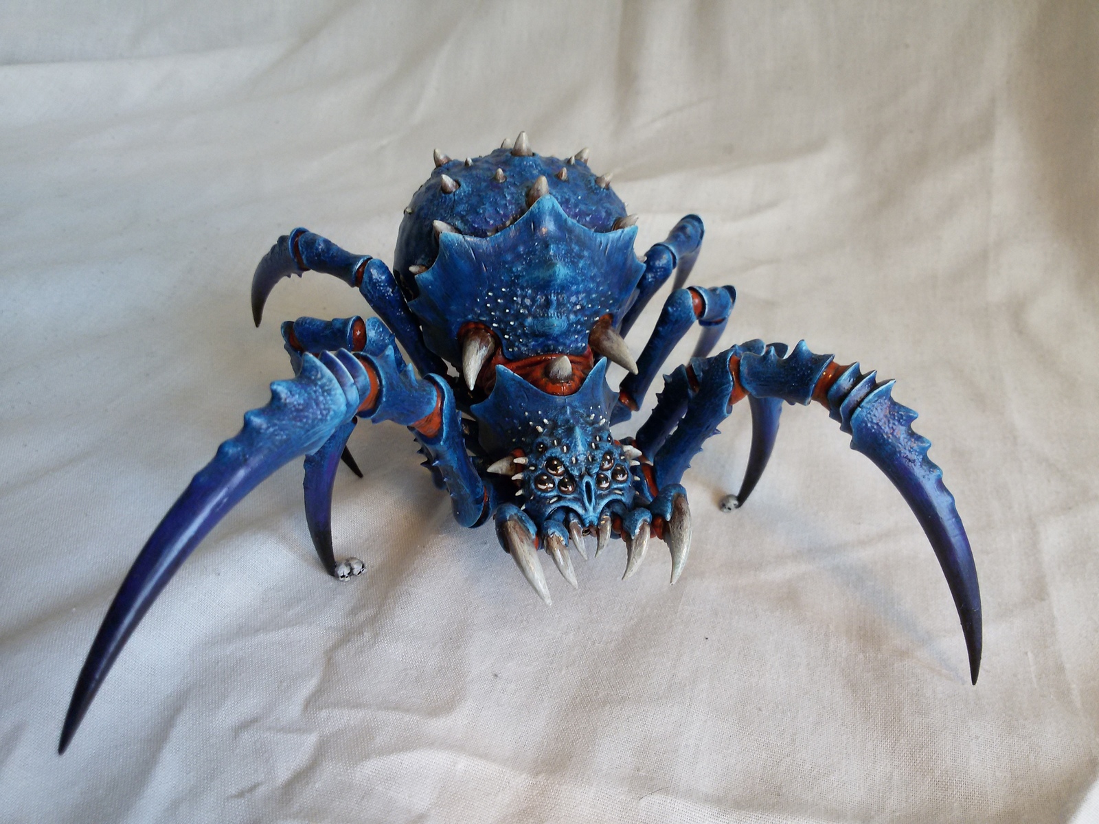 Arachnarok Spider [Warhammer Fantasy Battles] - Моё, Warhammer Fantasy Battles, Миниатюра, Покраска миниатюр, Рукоделие без процесса, Длиннопост