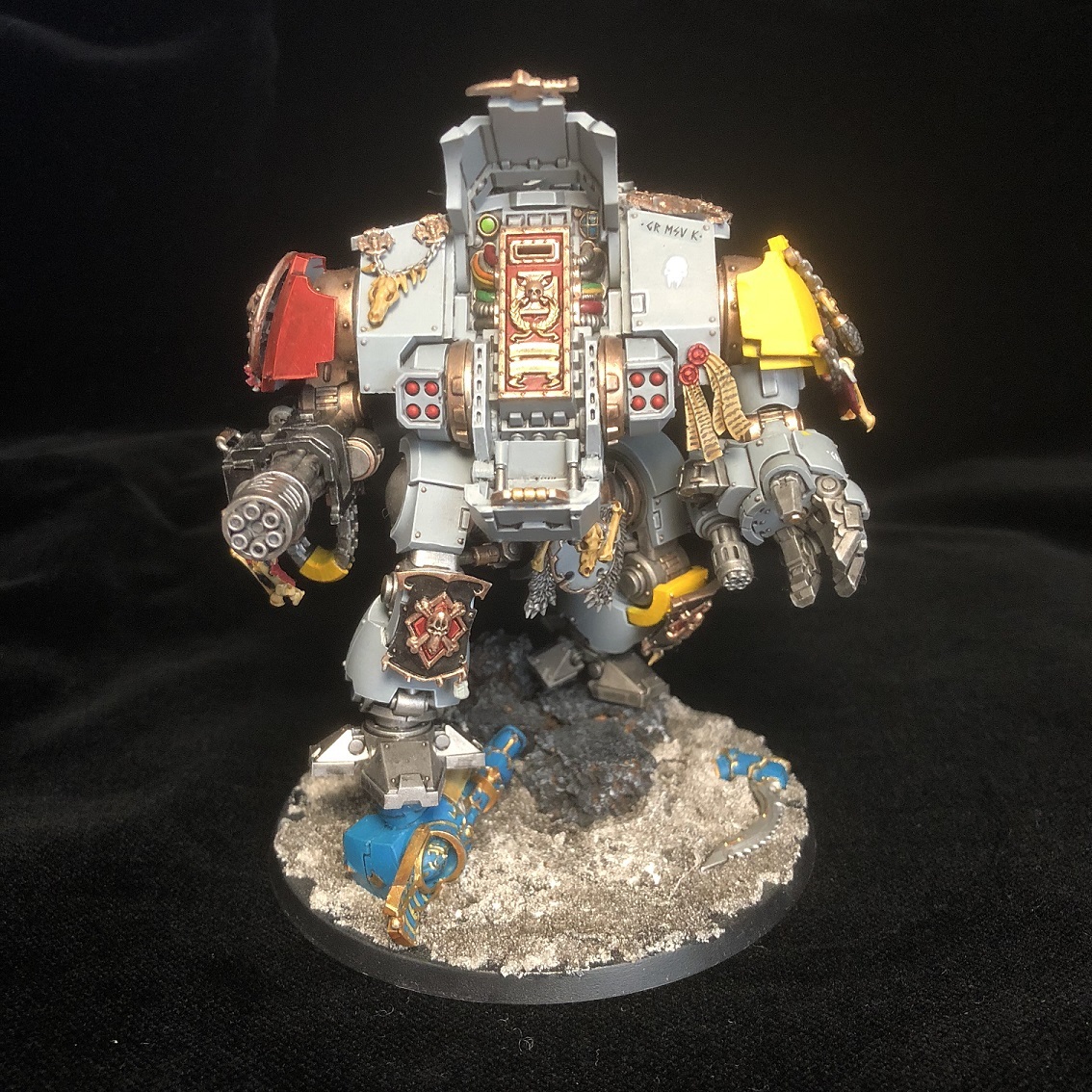 Space Wolves Redemptor Dreadnought - My, Wh miniatures, Space wolves, Adeptus Astartes, Primaris space marines, Painting miniatures, Longpost