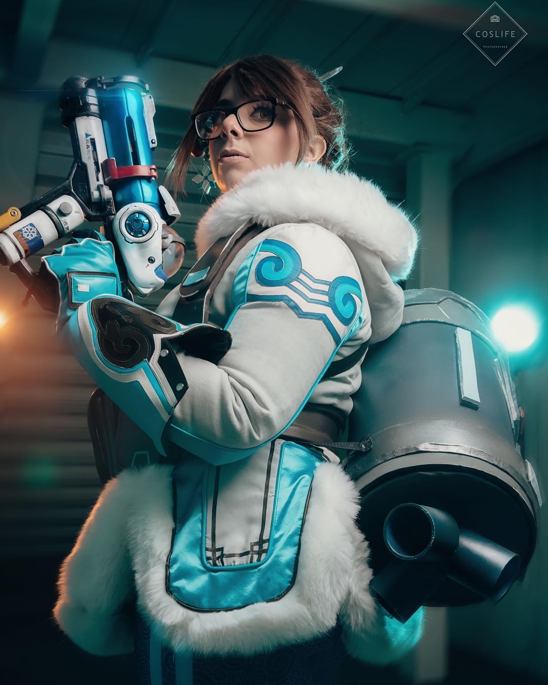 Mei by Momokun (Mariah Mallad) - NSFW, Momokun, Cosplay, Overwatch, Mei, Girls, Bbw, GIF, Longpost, Fullness