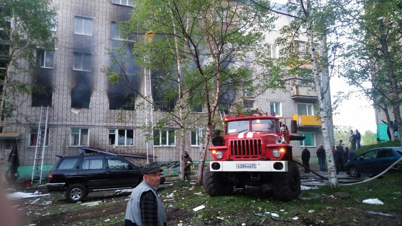 Последствия взрыва газа в жилом доме - Взрыв, Пожар, Газ, Ванино, Хабаровский край, Октярьский, Длиннопост