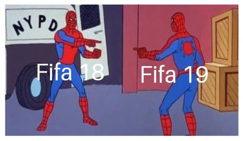 After the announcement of FIFA19 - , 2018 FIFA World Cup, Twins, EA Games, Announcement, 9GAG