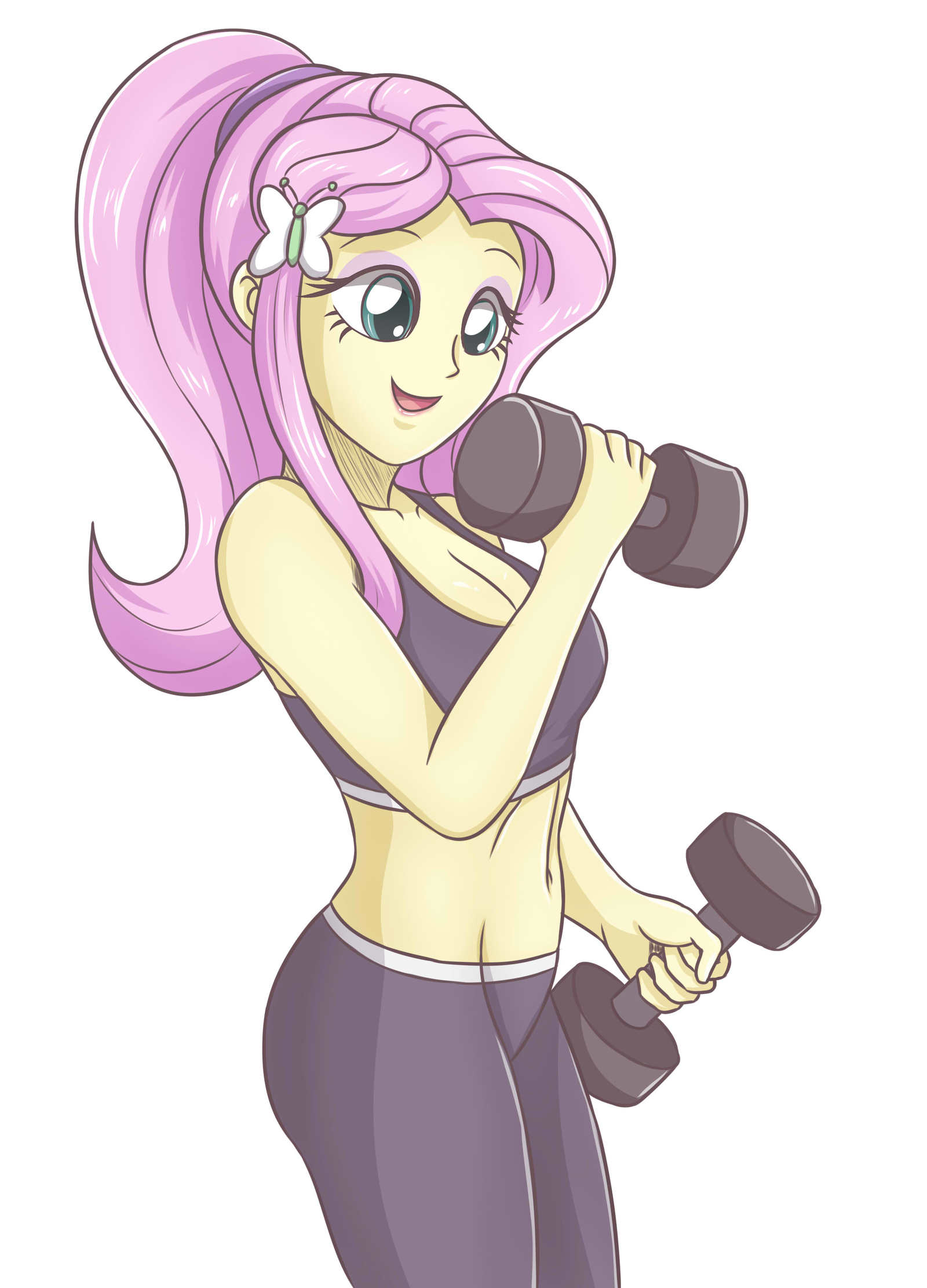 Фитоняшка Шай - My Little Pony, Equestria Girls, Fluttershy, Sumin6301