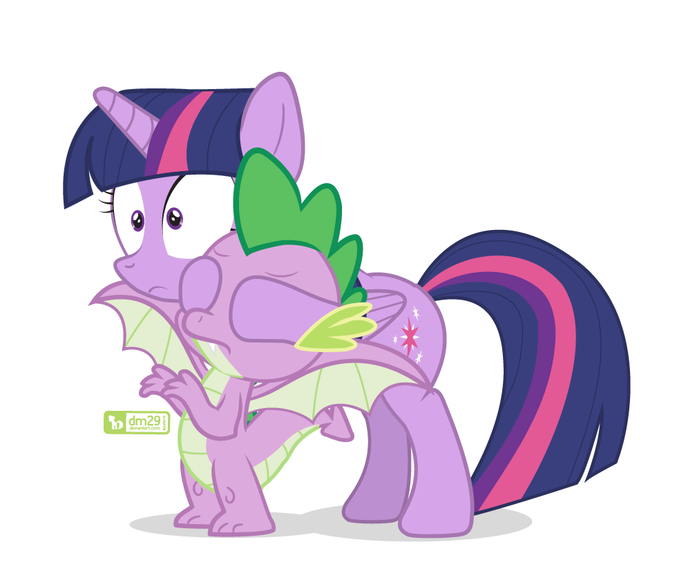 Not Spikey For Wikey - My Little Pony, Twilight sparkle, Spike, Dm29