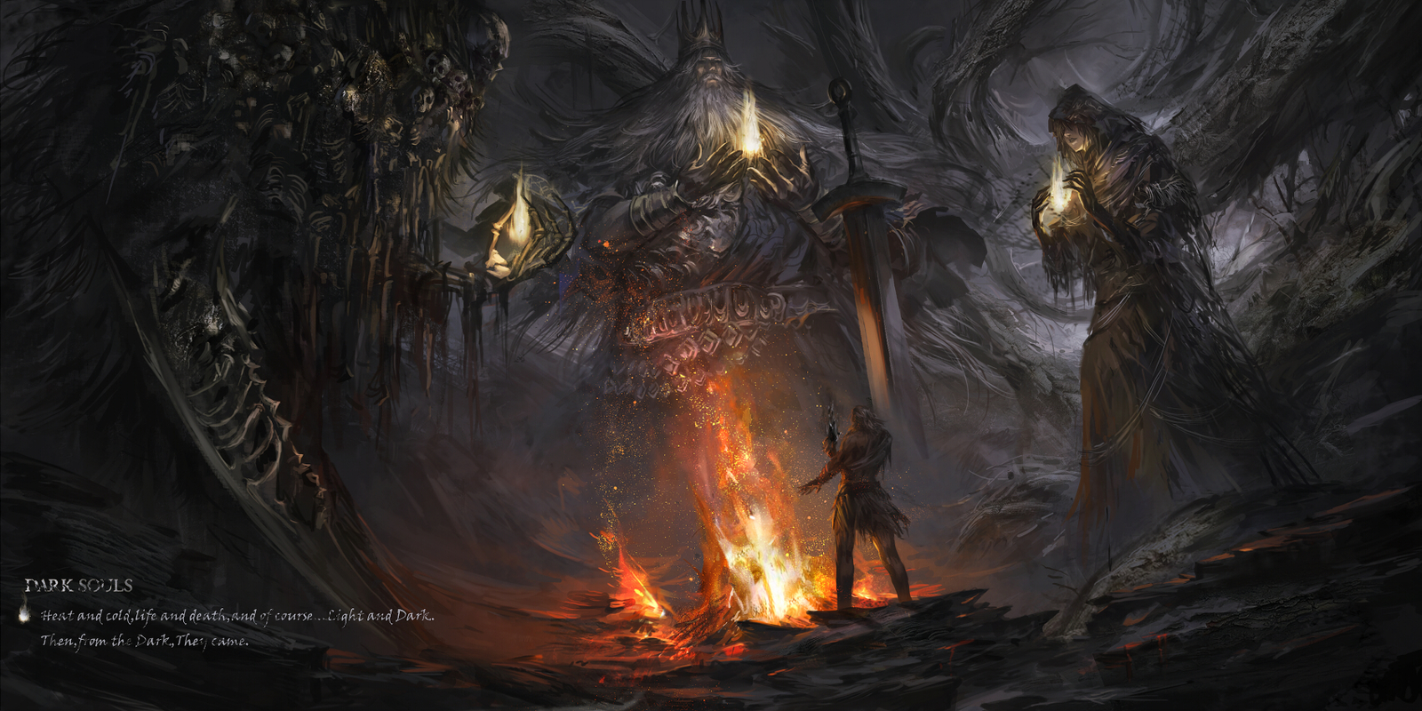 Overlords - Dark souls, STU DTS, Manus Father of the Abyss, , , Gravelord nito, Art, Gwyn Lord of Cinder