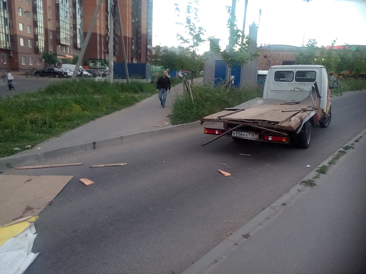 The gazelle will not pass! - Road accident, Kudrovo, Longpost, Gazelle, Saint Petersburg