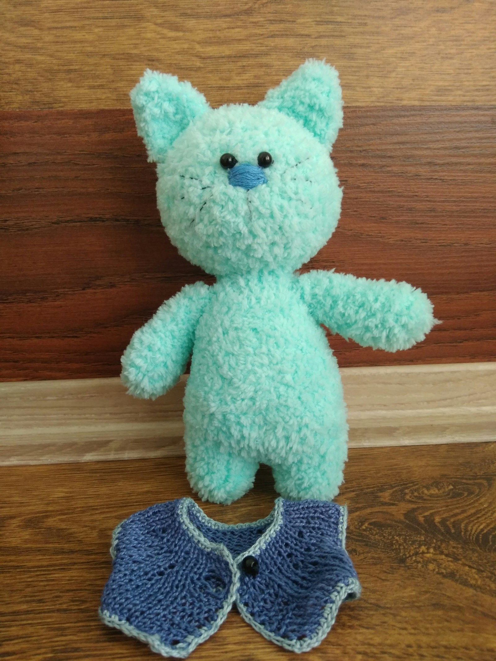 Fluffy - My, Knitting, Crochet, Amigurumi, , Longpost