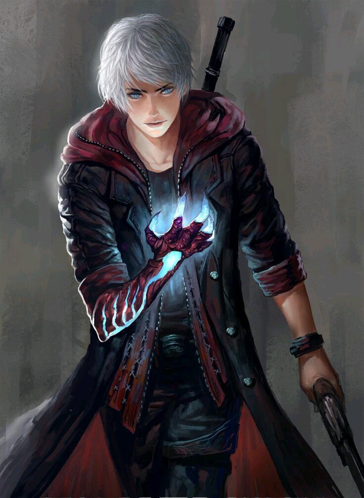 In honor of the announcement of devil may cry 5 a selection of art - Nero, Nero, Art, Games, Dmc, Devil may cry, Longpost