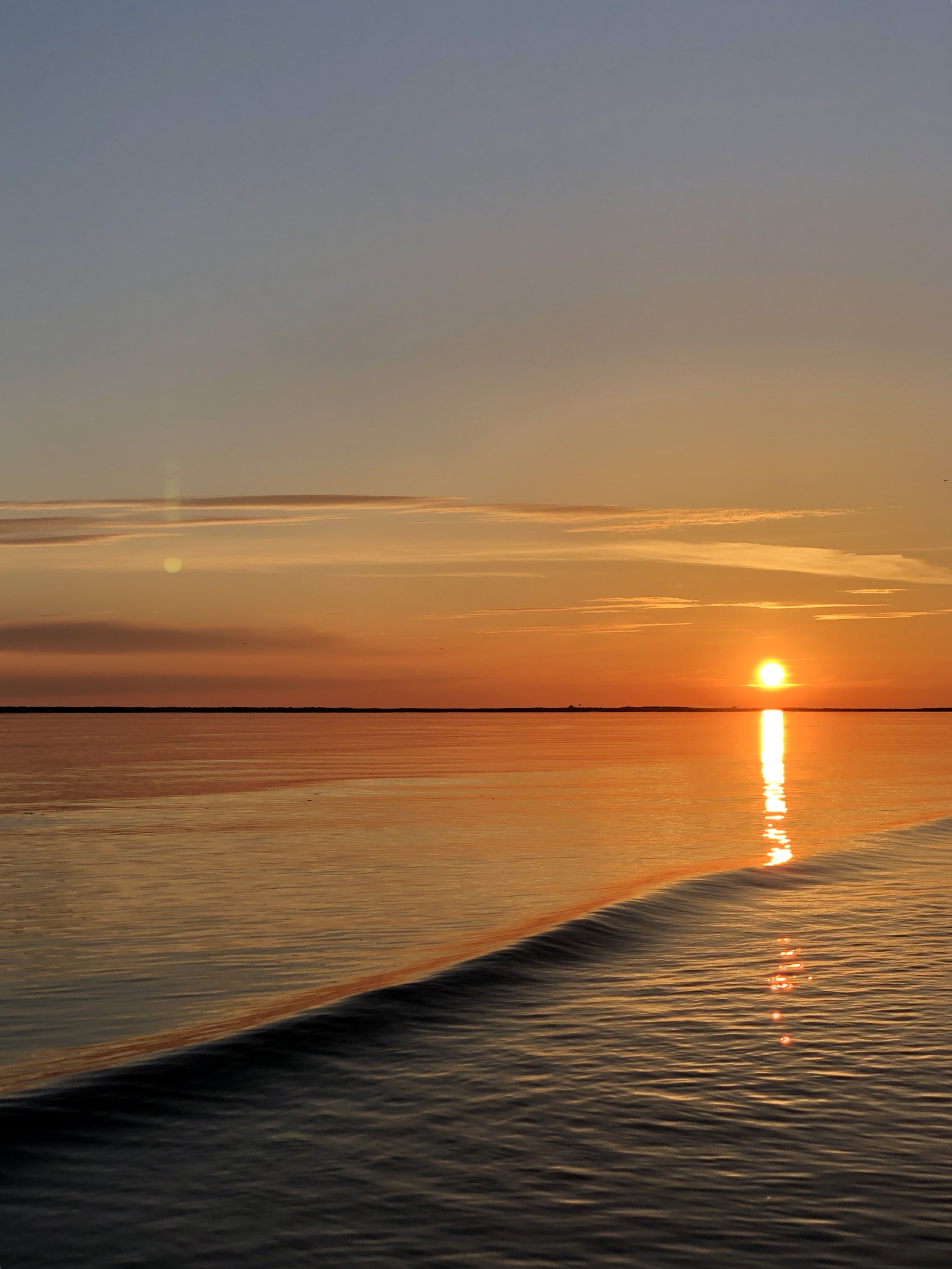 Long sunsets of white nights on the White Sea - White Sea, Jagry, Sea, Sunset