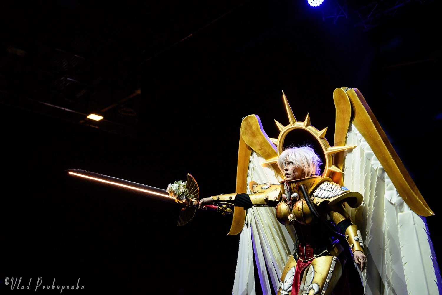 Cosplay Saint Celestine from Warhammer 40,000 - My, Cosplay, Starcon, Warhammer 40k, Warhammer, Saint Celestine, GIF, Longpost