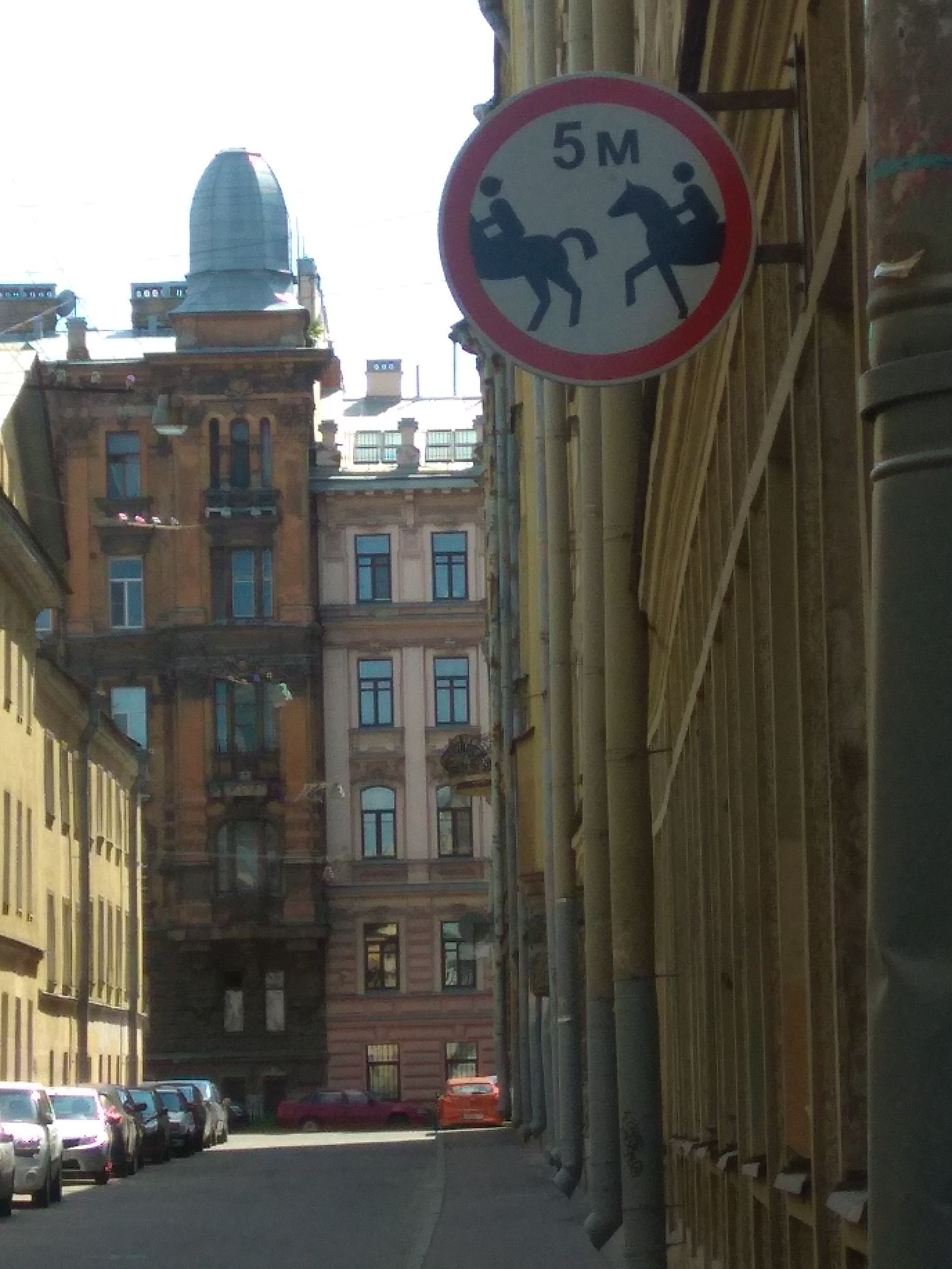 Peter. - My, Saint Petersburg, Horses, Signs, The photo, Road sign