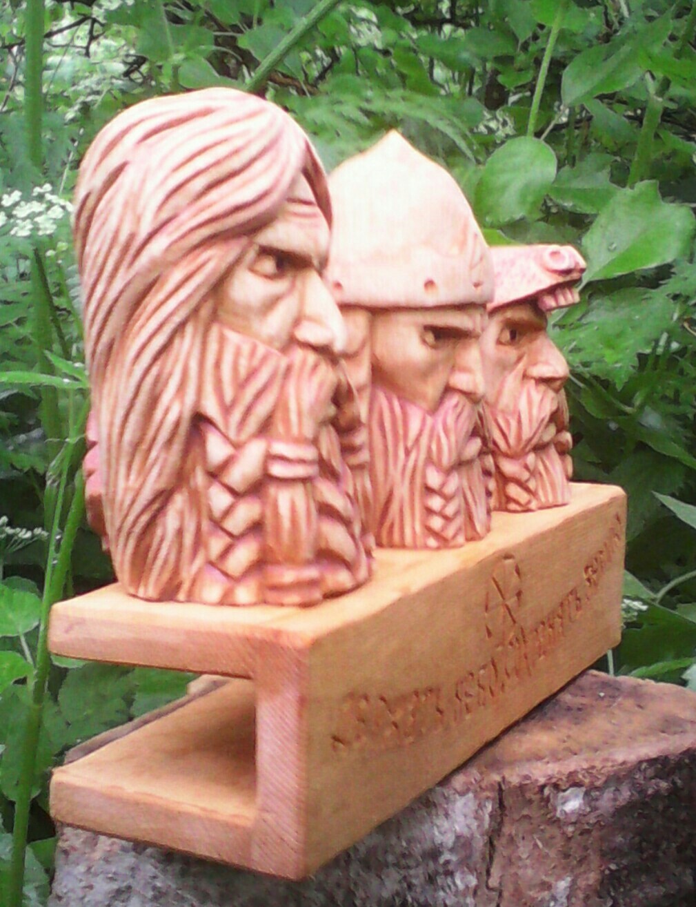 Slavic gods SVAROG, PERUN, VELES. Linden, spruce materials. - My, Wood carving, Amulet, Slavic mythology, Creation, Slavic gods, Perun, Svarog, Veles, Longpost