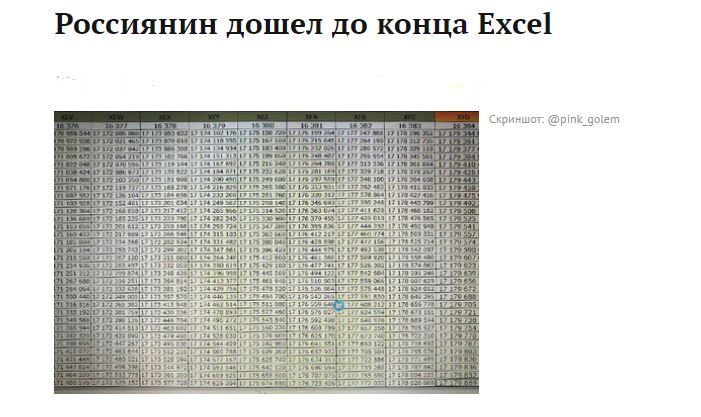 А чего добился ты в этой жизни - Цель жизни, Microsoft Excel, Новости