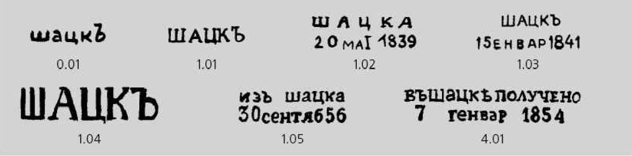 Stamps of postal items of the Russian Empire of the pre-stamp period (XVIII-XIX centuries), on the example of the city of Shatsk, Tambov province. - My, Collecting, Rarity, mail, Pre-revolutionary Russia, Story, Local history, , , Longpost, Российская империя