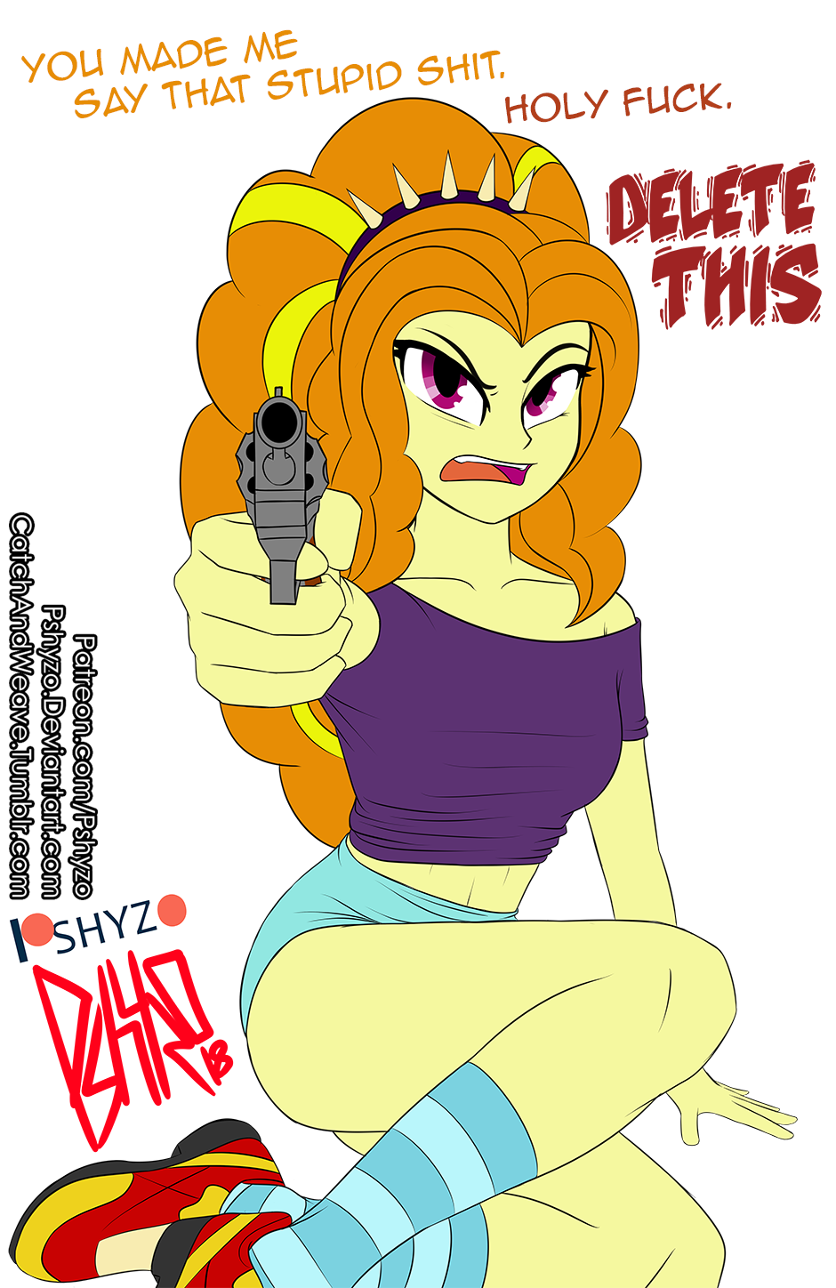 Удоли это - My Little Pony, Equestria Girls, Adagio Dazzle, Pshyzo