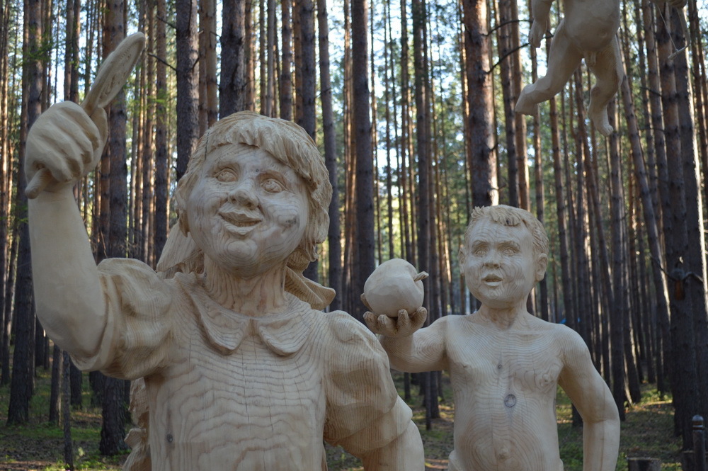 How to plan three children in a week? Experienced Tips - My, Alexander Ivchenko, Chainsaw sculpture, Chainsaw, , Love, Voronezh, Video, Longpost