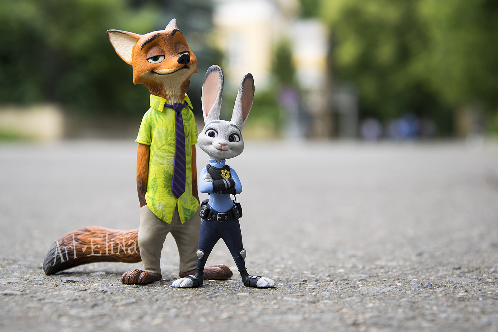 Judy Hopps from polymer clay) - My, Polymer clay, Figurine, Zootopia, Needlework with process, Longpost, Figurines