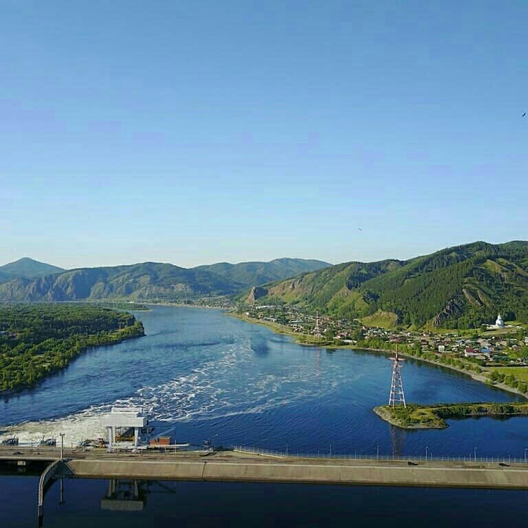 Mainskaya HPP - Hydroelectric power station, Khakassia, Nature, beauty, Longpost