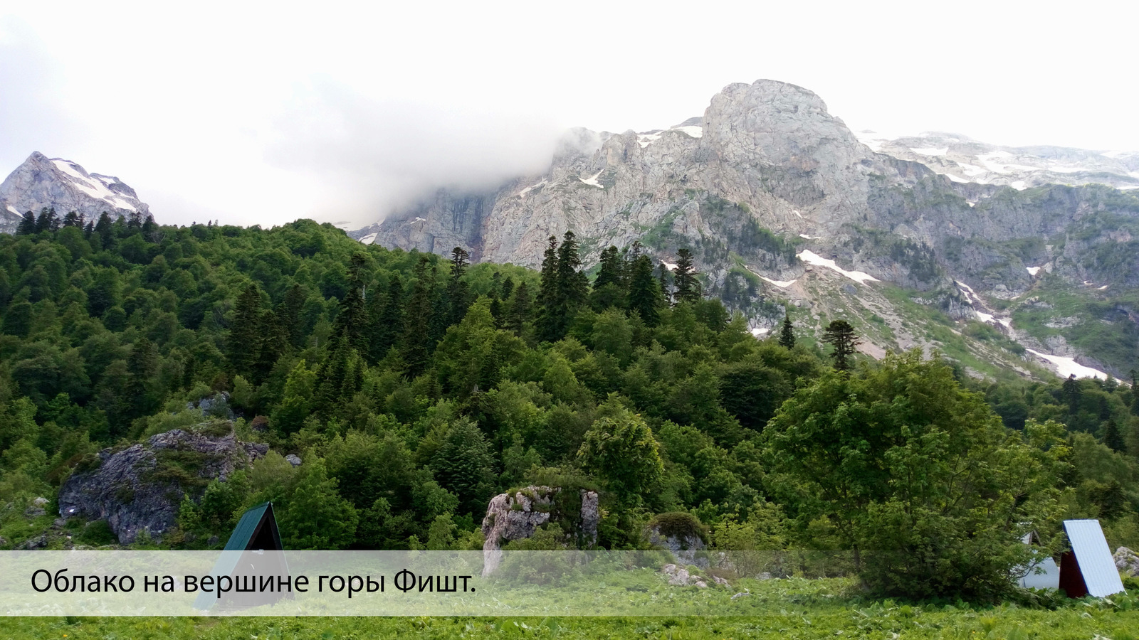 Visit to Mount Fisht in June 2018 - beauty of nature, Climbing, Hike, Fisht, Republic of Adygea, The mountains, Mountaineering, Longpost, My