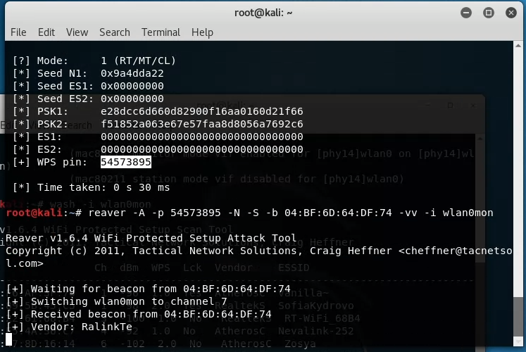 WiFi vulnerabilities. Practice. - , Wps, Wi-Fi, Longpost, Information Security, Reaver