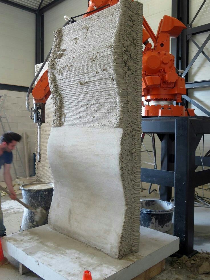 Concrete 3d printer - Concrete, Cement, 3D printer, Pinterest, Longpost