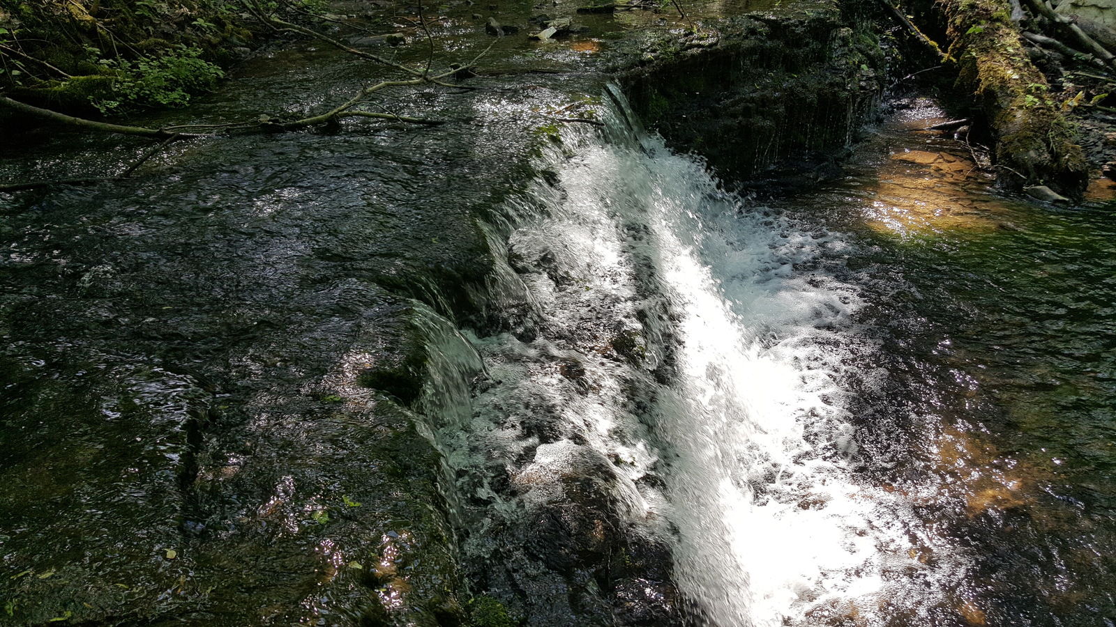 Waterfalls. Koporye. - My, Waterfall, Leningrad region, Koporye, Samsung Galaxy S6 Edge, Nature, Without processing, The photo, Longpost