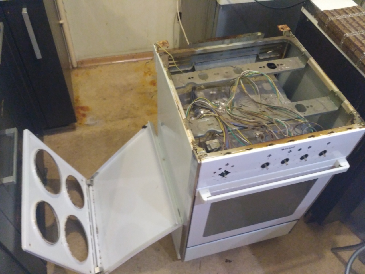 About how a man washed an electric furnace. - My, I share, Repair, Cleaning, Longpost