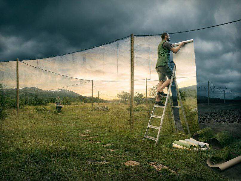 A touch of surrealism by Swedish photographer Erik Johansson - The photo, Art, , Longpost