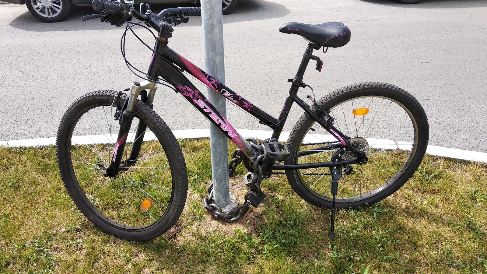 Securely chained - My, A bike, Kazan, Lock