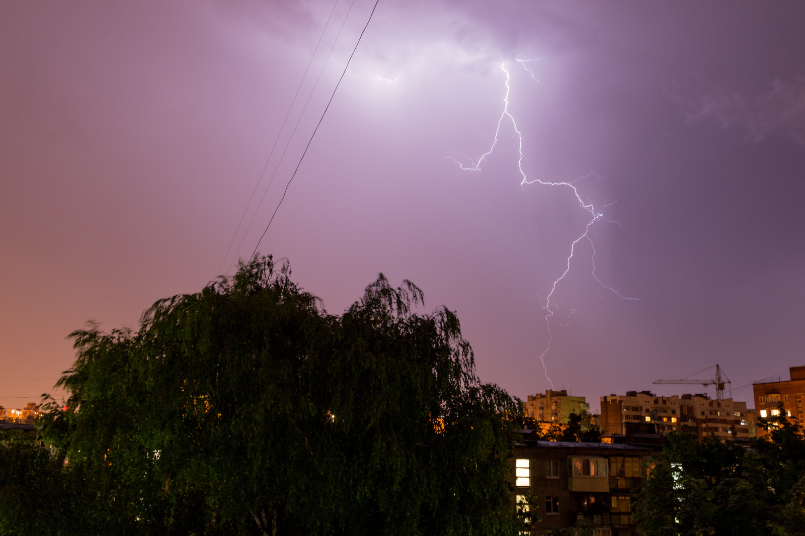 Lightning catcher. First experience. - My, Nikon d7200, Poltava, Thunderstorm, Lightning, Longpost, The photo