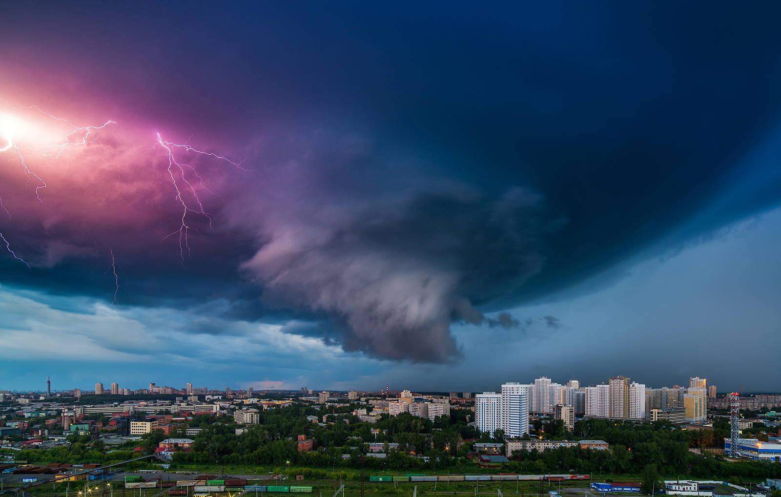 Гроза. - The National Geographic, Фотография, Гроза, Екатеринбург, Город