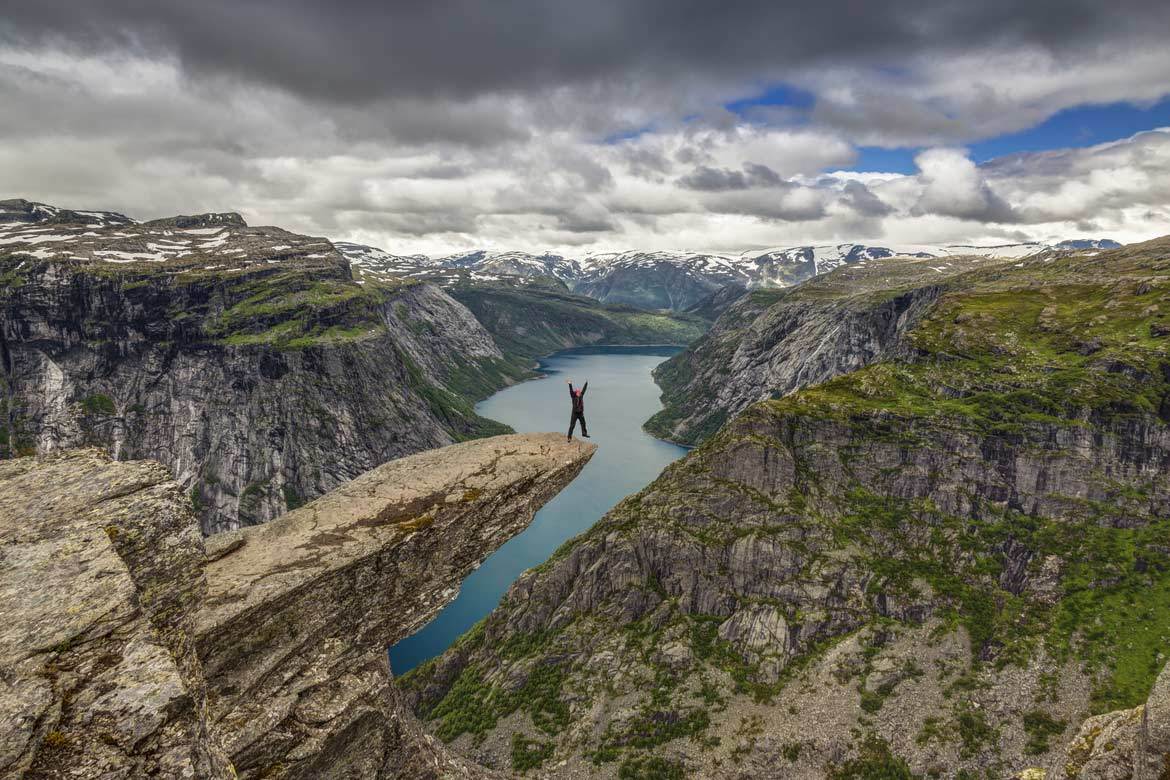 Troll tongue, Norway - Norway, The mountains, The photo