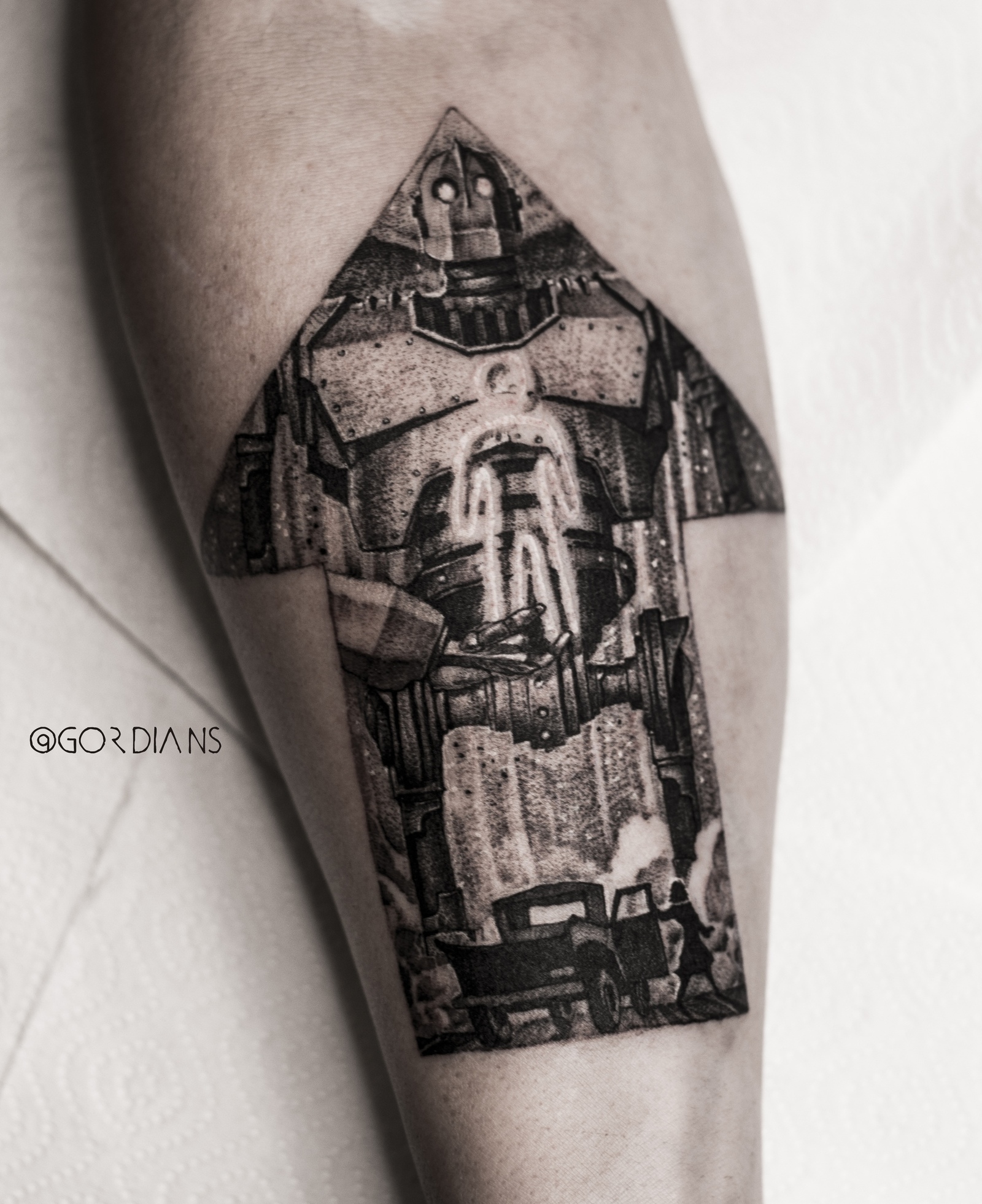 You are who you choose to be - My, Tattoo, Steel giant, Miniature, Graphic tattoo