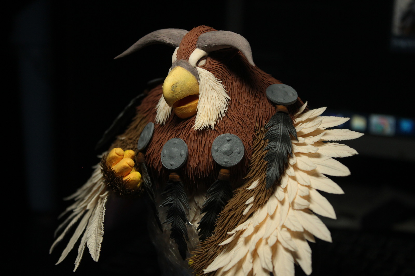 Moonkin/World of Warcraft - Моё, Друид, WOW, World of Warcraft, Фигурка, Ручная работа, Мункин, Warcraft, Длиннопост, Совухи, Фигурки