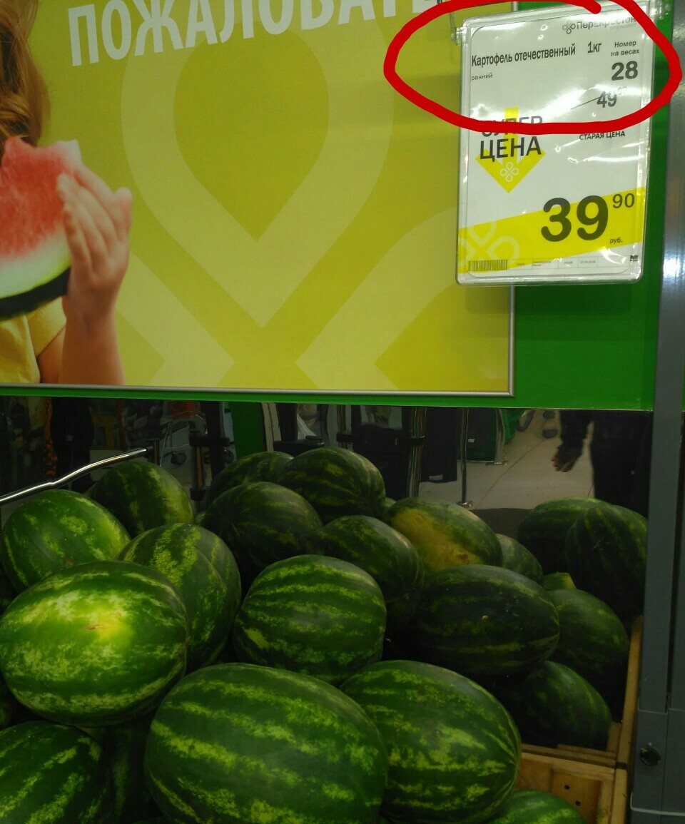 Born))) - My, Watermelon, Price tag, Wrong price tags, Score