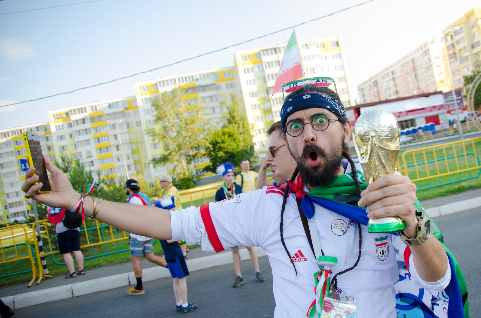 Pikabushniki in Saransk at the 2018 World Cup - My, Saransk, Soccer World Cup, Hospitality, 2018 FIFA World Cup, Longpost