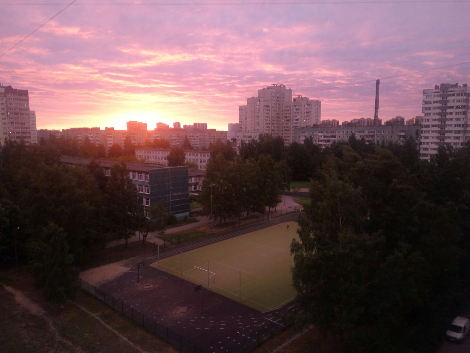 Evening in St. Petersburg - Saint Petersburg, Dormitory area, Longpost