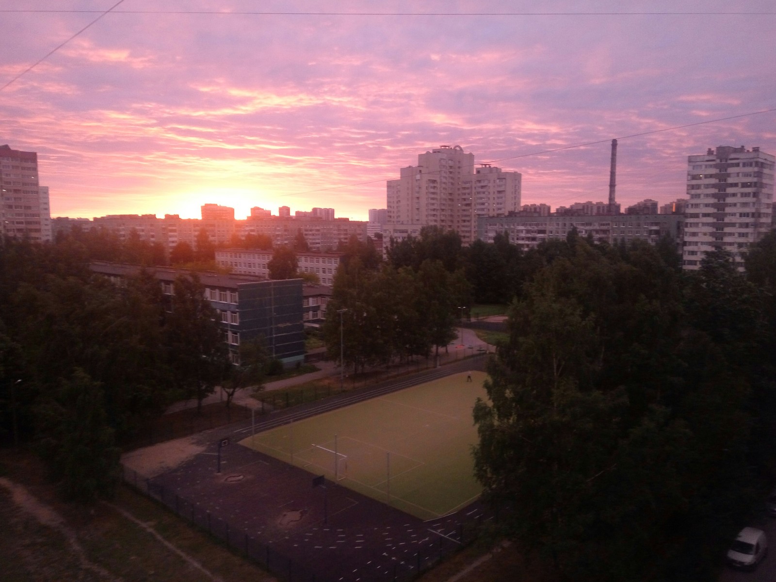 Evening in St. Petersburg - Saint Petersburg, Dormitory area, Longpost