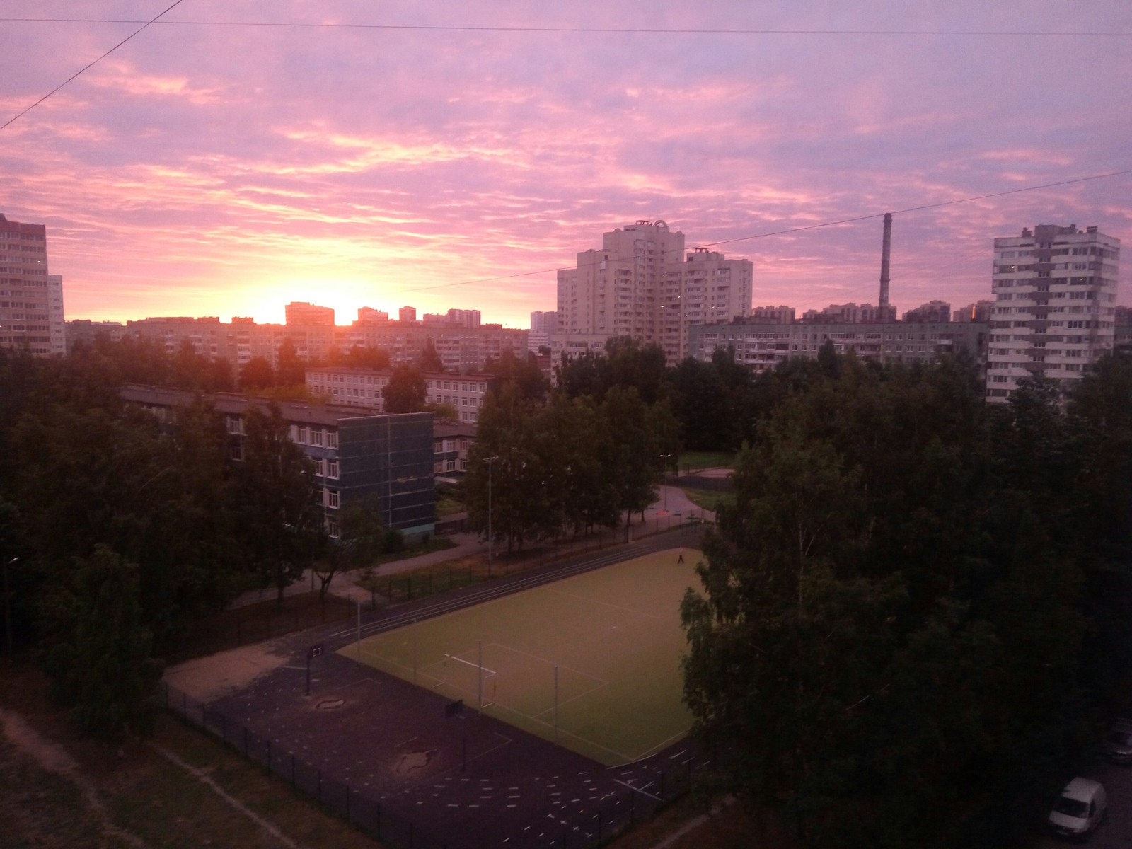 Evening in St. Petersburg - Saint Petersburg, Dormitory area, Longpost