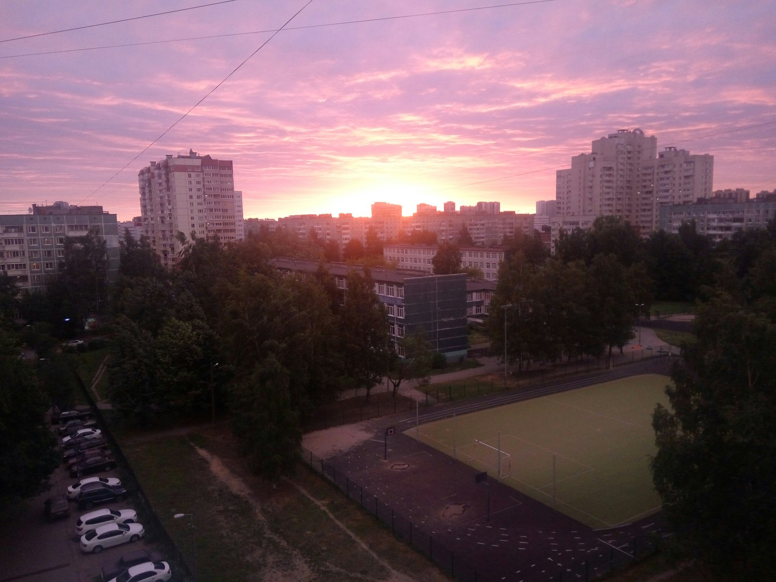 Evening in St. Petersburg - Saint Petersburg, Dormitory area, Longpost